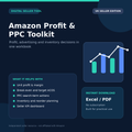 Amazon Profit and PPC Toolkit digital spreadsheet cover